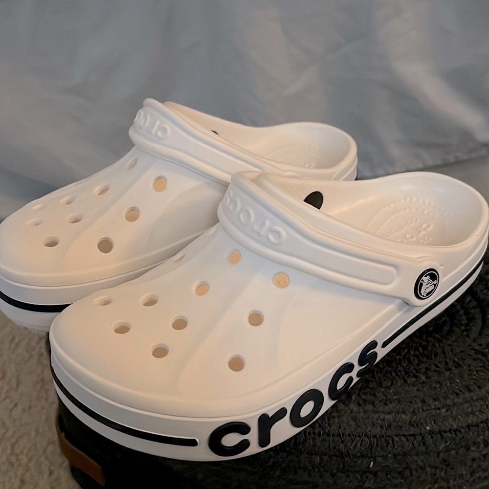 White Crocs
